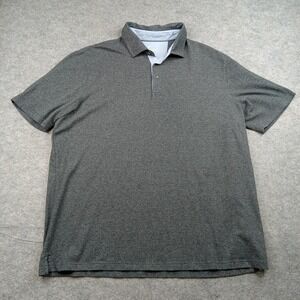 Veboon Polo Shirt Mens 3XL Gray Dynamic Flex Performance Stretch Golf Athletic